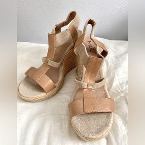 MIA espadrille style wedge sandals